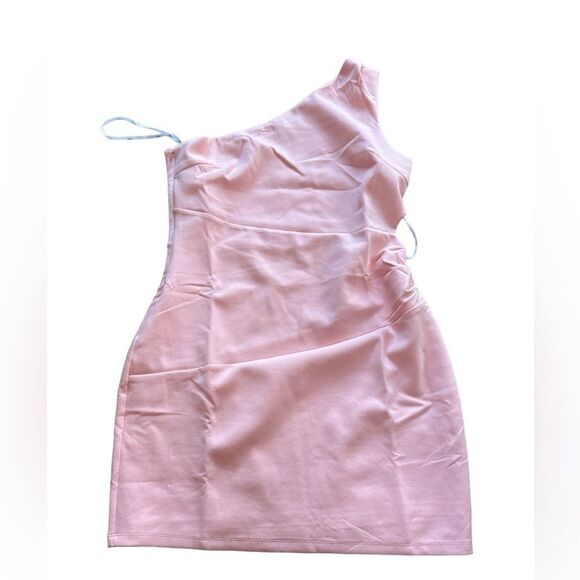 Lulus What About Tonight One Shoulder Bodycon Ruched Mini Dress Women’s Size XL - Picture 7 of 13